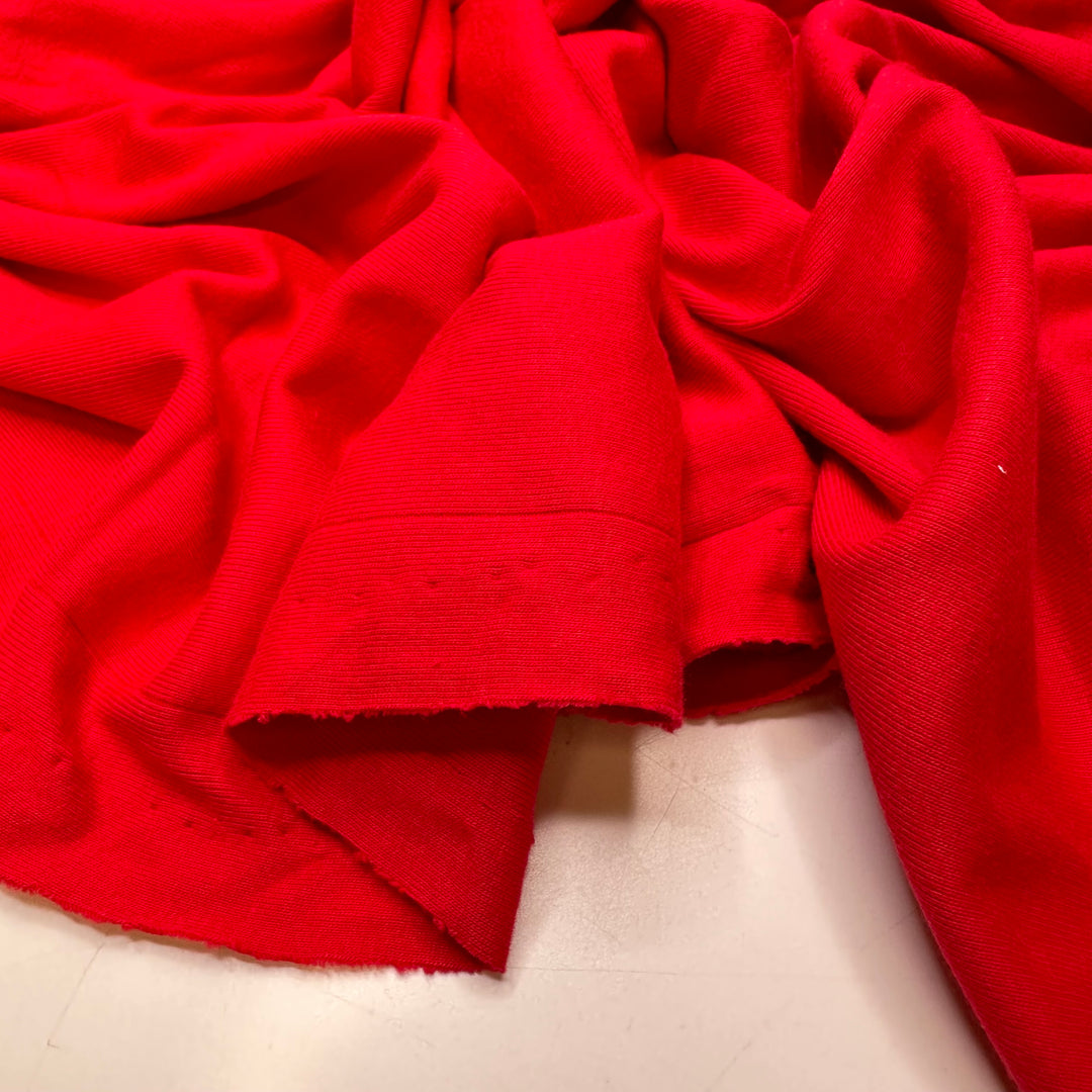 Its Too Hot - Rib Knit Cotton Blend Knit - Red - Bundles