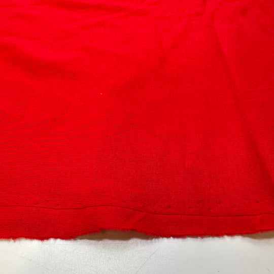 Its Too Hot - Rib Knit Cotton Blend Knit - Red - Bundles