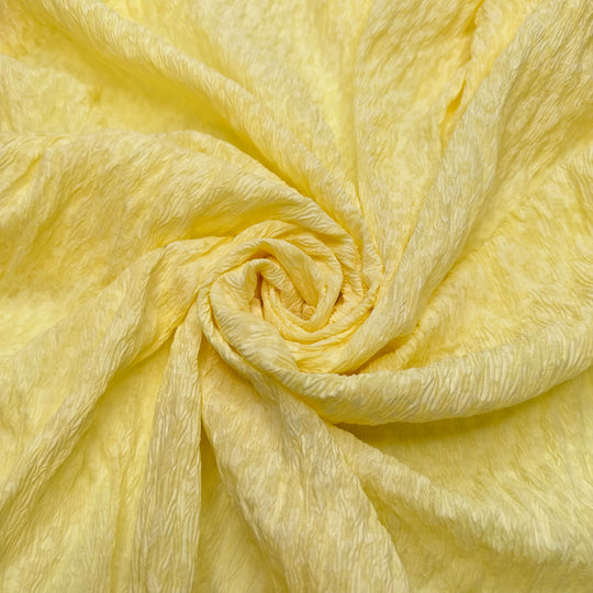 Working On My Tan - Polyester Blend Woven - Light Yellow Floral - 1.6M Bundle