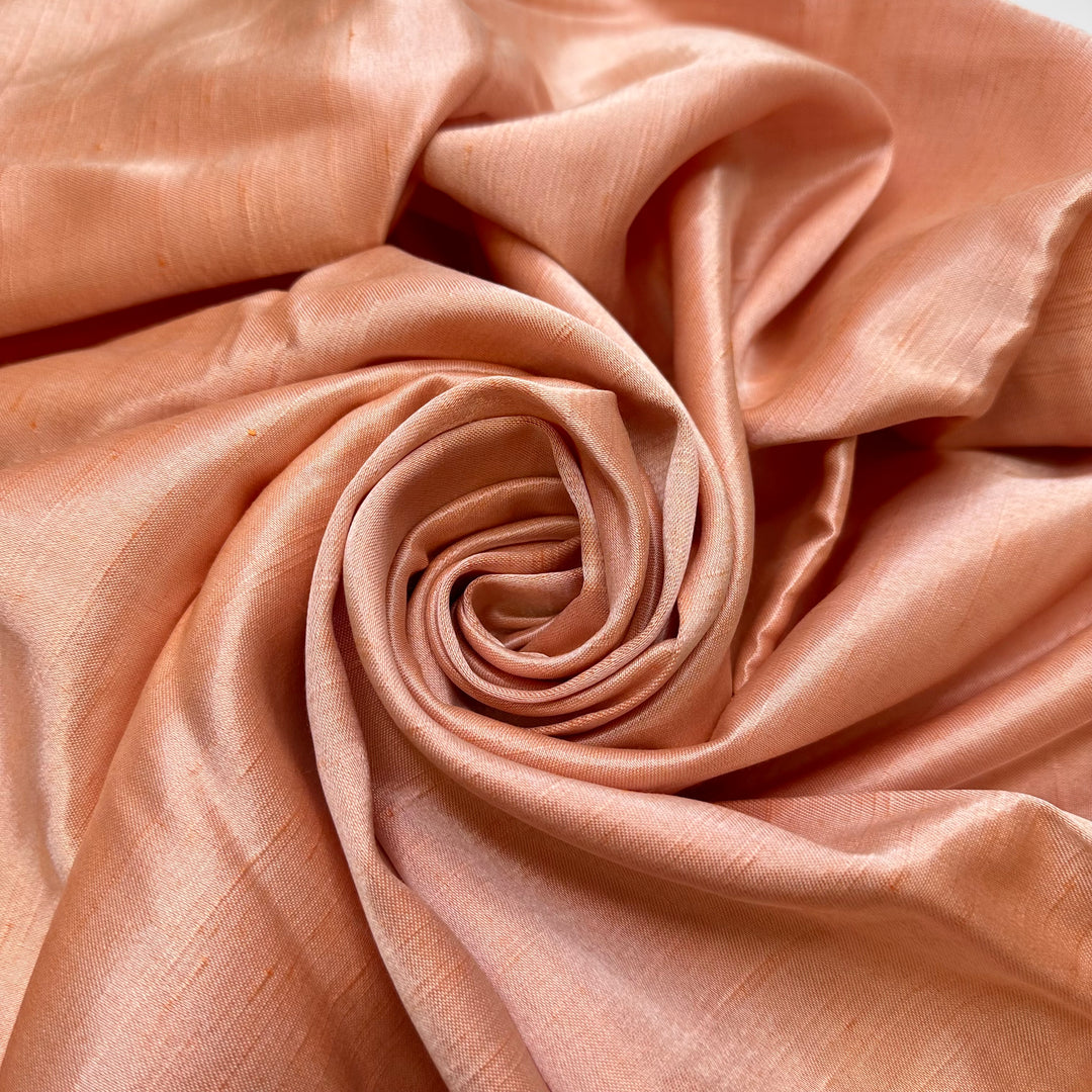 Peach Season - Slub Sateen Cotton Woven - Light Orange - 2.15M Bundle
