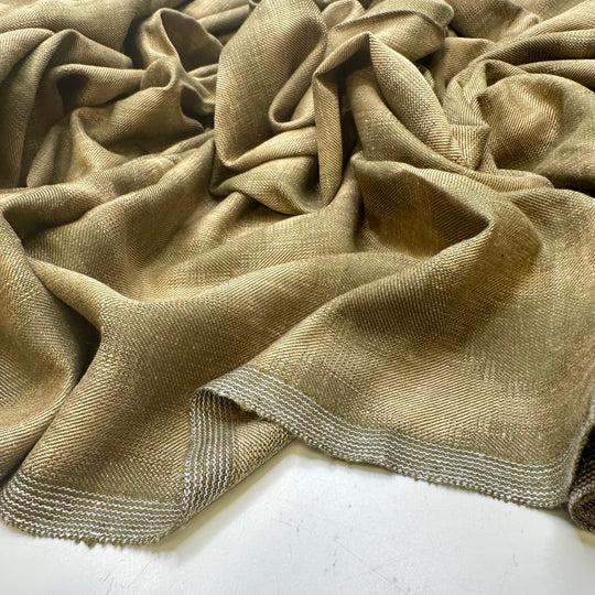 Flying Over The Mountains - Cotton Blend Woven - Beige/Green Geometric - 2M Bundle