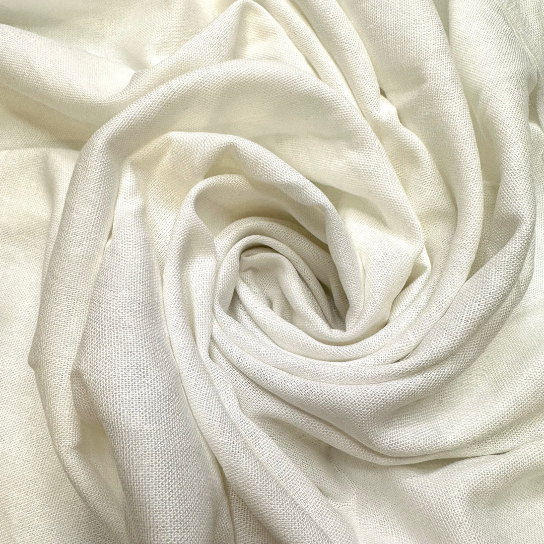 Follow The Itinerary - Cotton Blend Woven - White - 1.1M Bundle
