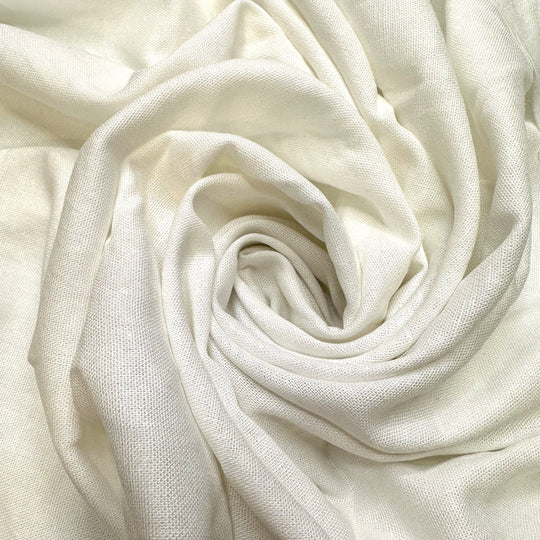 Follow The Itinerary - Cotton Blend Woven - White - 1.1M Bundle