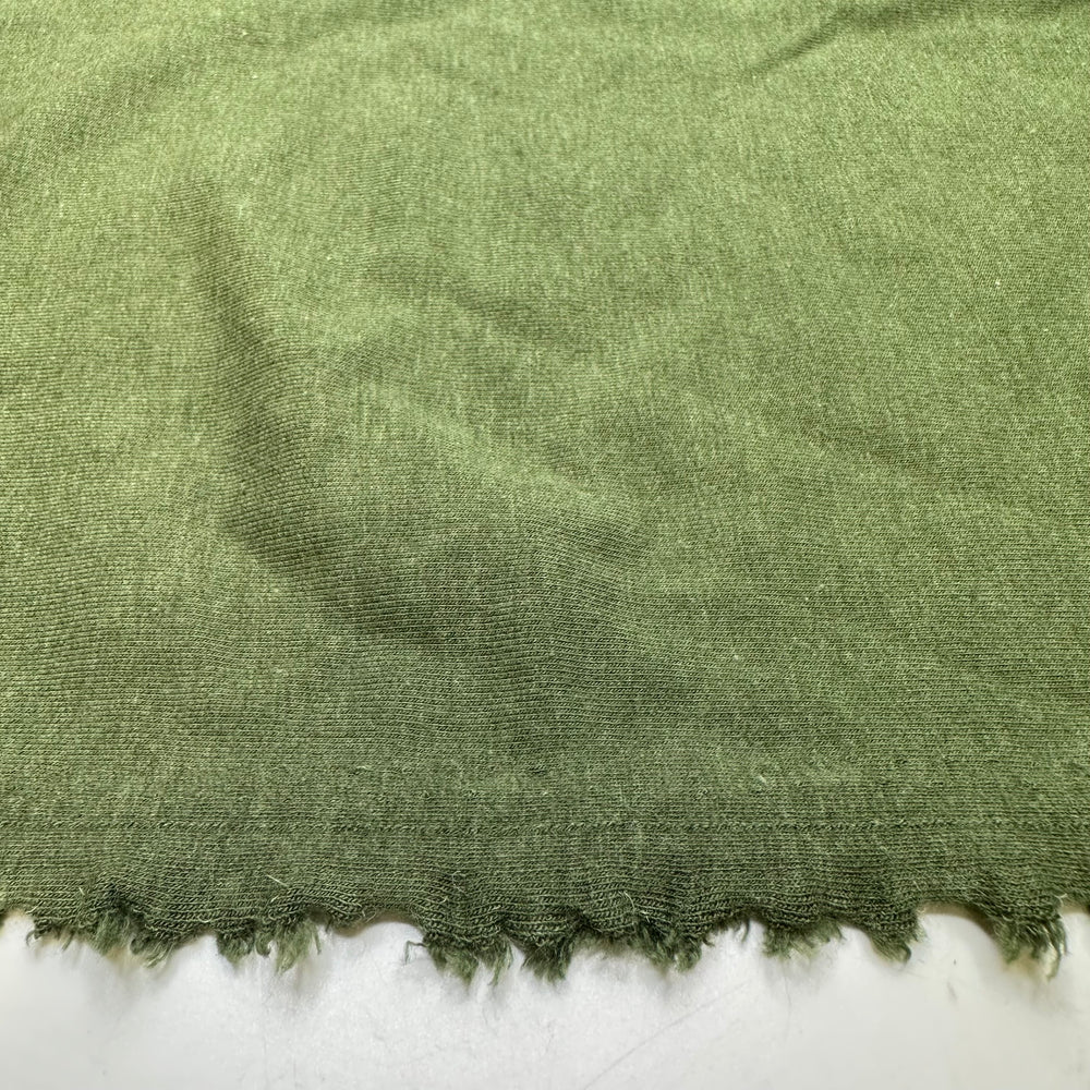 Saving Money For Vacation - French Terry Natural Blend Knit - Green - 0.6M Bundle