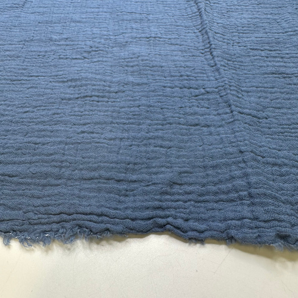 Snacks For The Road - Crinkle Cotton Woven - Dark Blue - 2.2M Bundle
