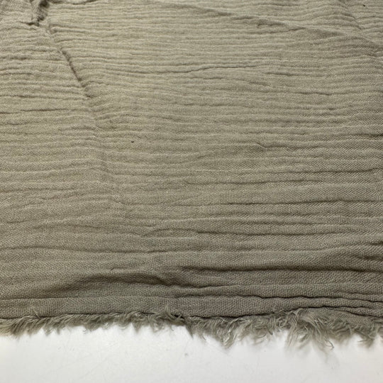 Peace And Quiet - Crinkle Cotton Woven - Dark Green - Bundles