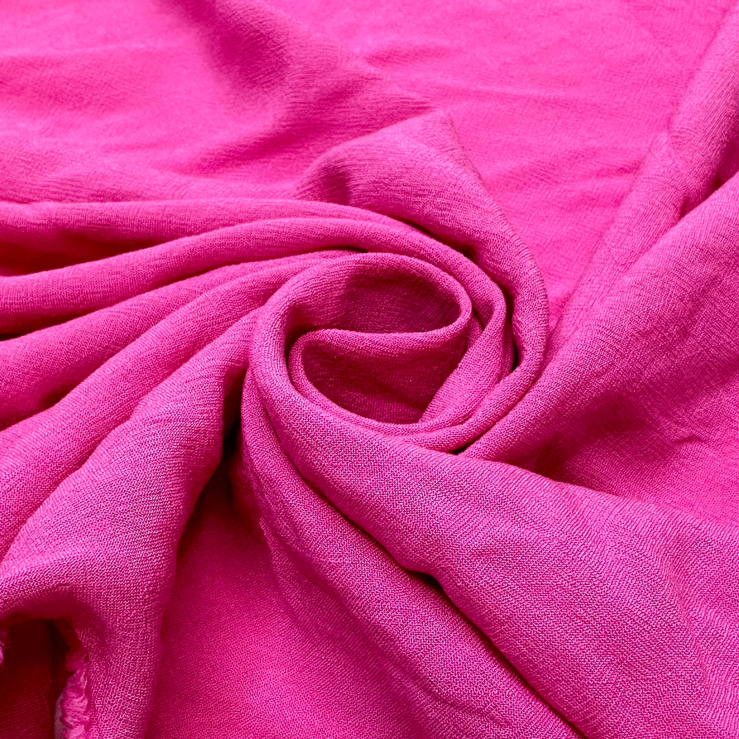 Pinky Pie Princess Party - Slub In The Weave Cotton Blend Woven - Pink - 1.2M Bundle