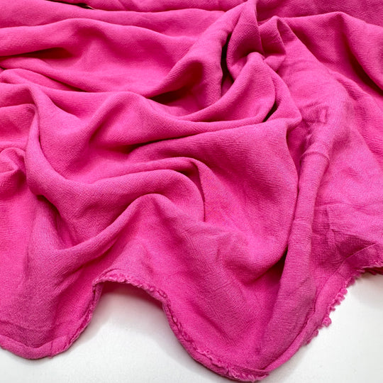 Pinky Pie Princess Party - Slub In The Weave Cotton Blend Woven - Pink - 1.2M Bundle
