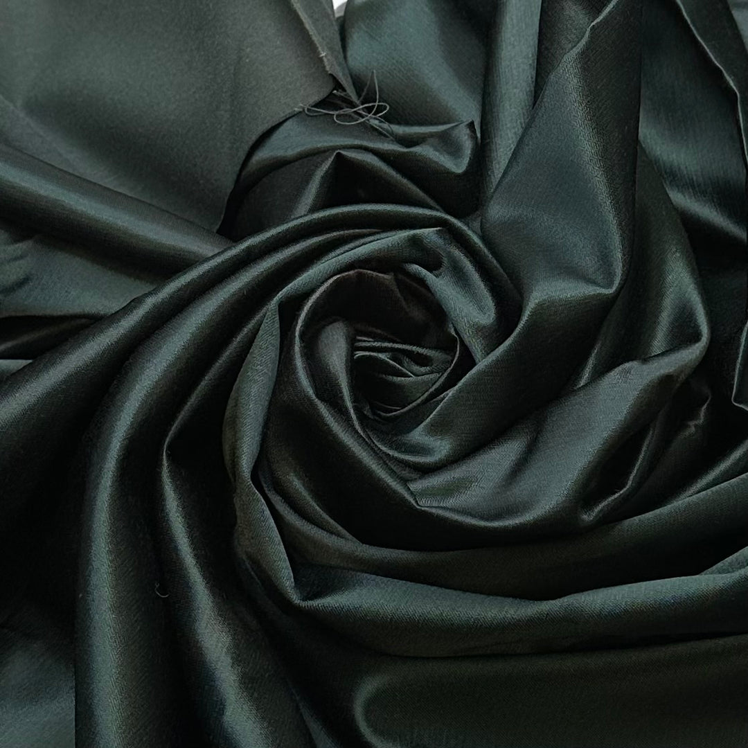 Emerald Engagement Ring - Satin Cotton/Poly Woven - Dark Green - 1.6M Bundle