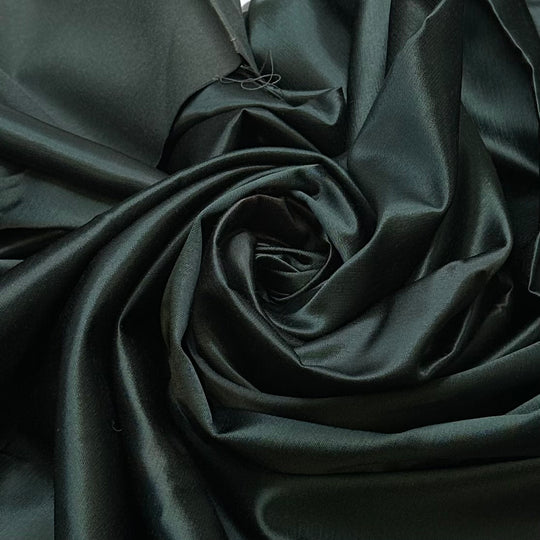 Emerald Engagement Ring - Satin Cotton/Poly Woven - Dark Green - 1.6M Bundle
