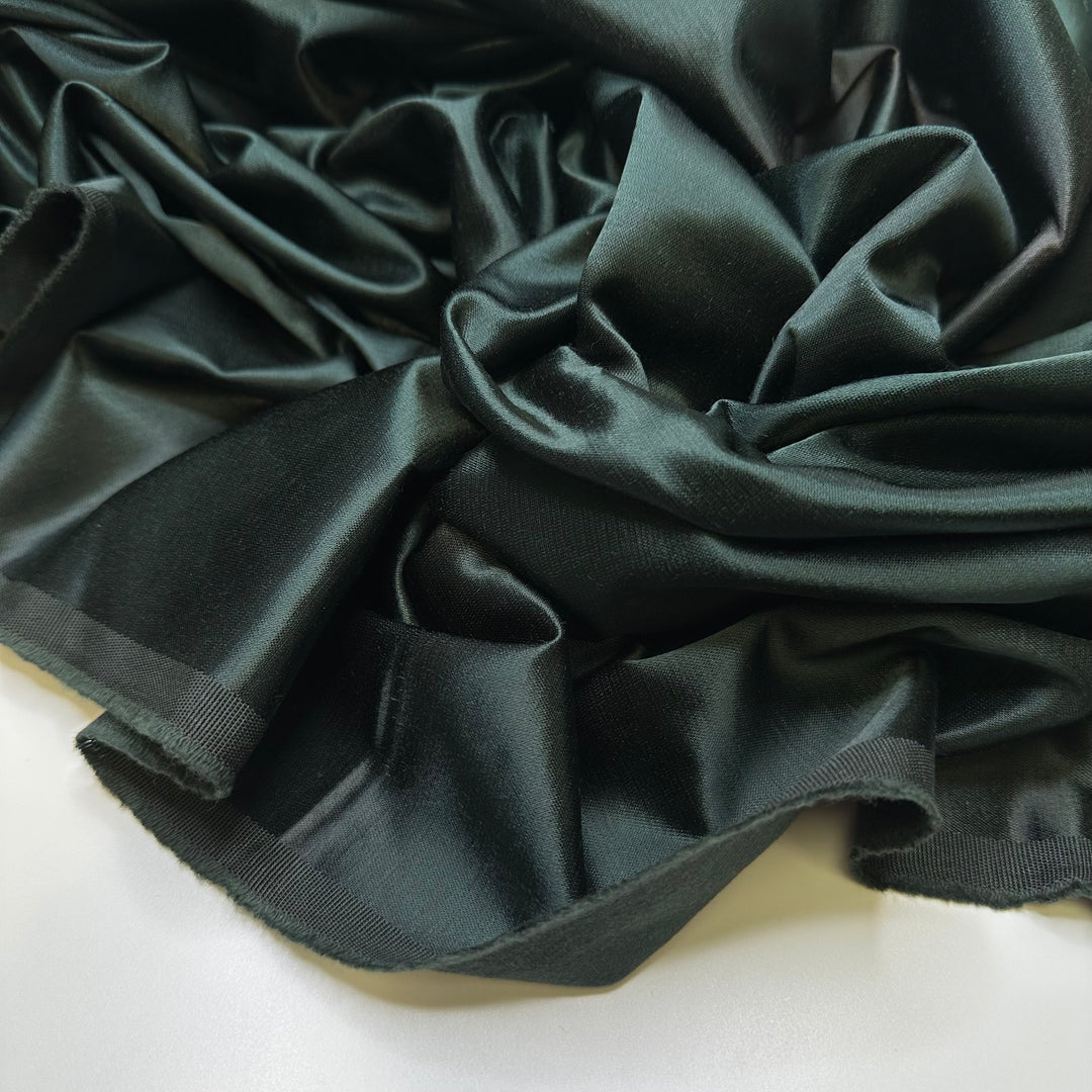 Emerald Engagement Ring - Satin Cotton/Poly Woven - Dark Green - 1.6M Bundle