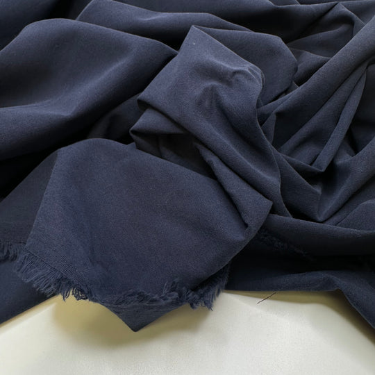 The Occasion For My Blue Suede Shoes - Twill Weave Cotton/Tencel Woven - Navy - 1.9M Bundle