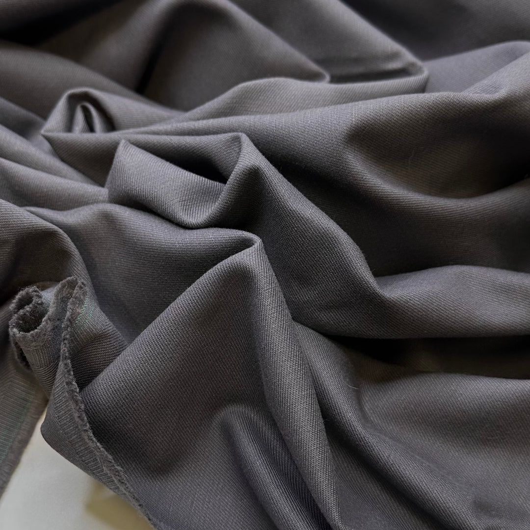 Can I Wear My New Jeans - Twill Weave Cotton Woven - Grey - 1M Bundle