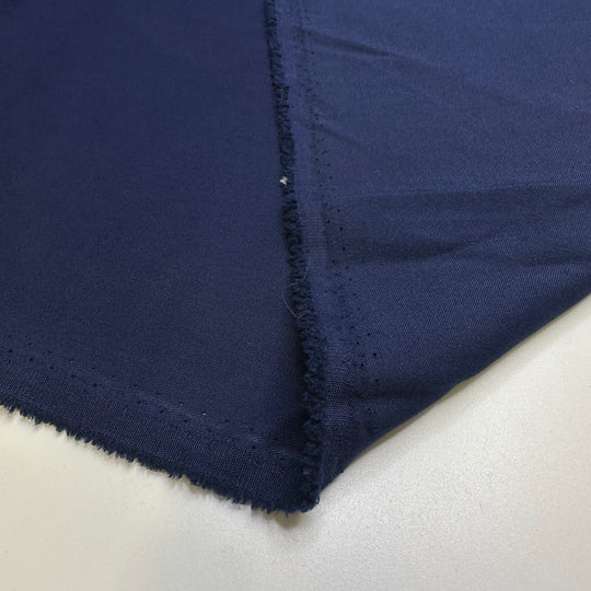 Something Blue - 1 Side Brushed Twill Weave Cotton/Poly Woven - Navy - 2M Bundle