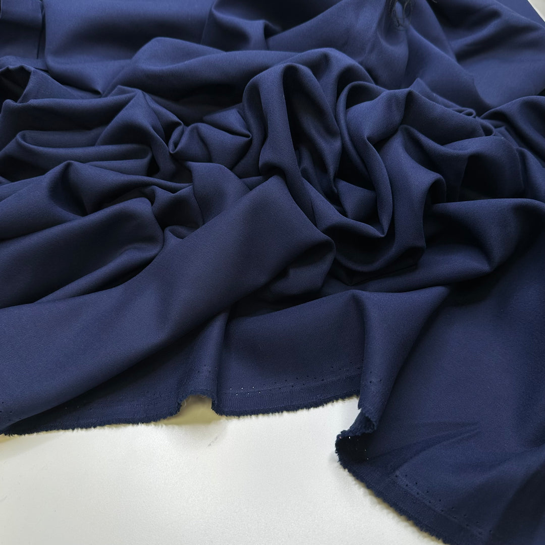 Something Blue - 1 Side Brushed Twill Weave Cotton/Poly Woven - Navy - 2M Bundle