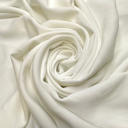 The  Perfect Dress - Crepe Poly Woven - White - 1.1M Bundle