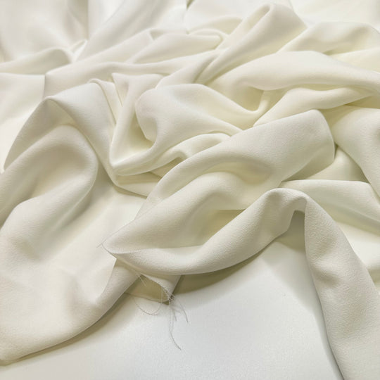 The  Perfect Dress - Crepe Poly Woven - White - 1.1M Bundle