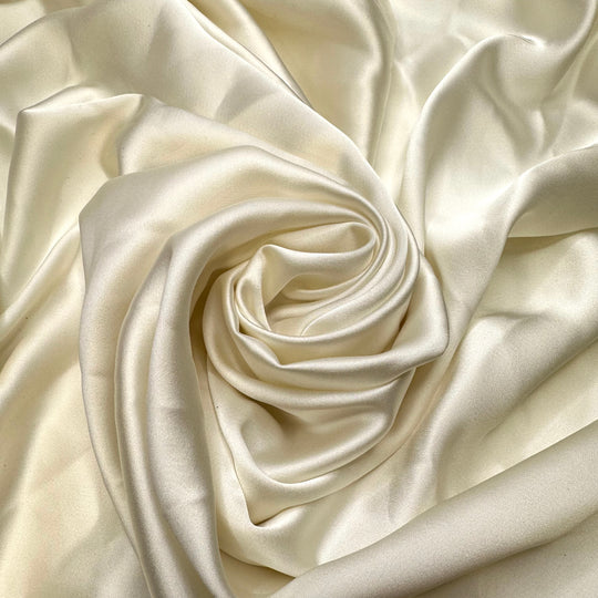 Leftover Wedding Cake - Satin Poly Woven - Cream - 2.15M Bundle