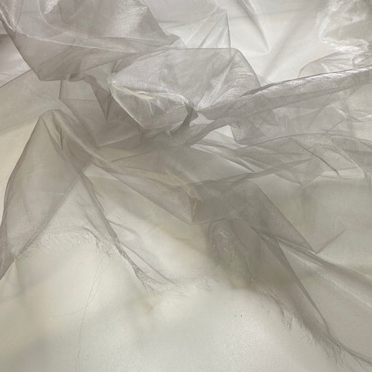Organizing The Wedding - Organza Poly Woven - Grey - 5M Bundle
