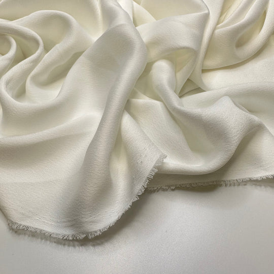 Getting Ready For Our Honeymoon - Crepe Poly Woven - White - 2M Bundle