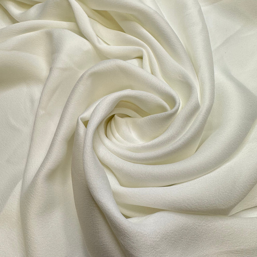 Getting Ready For Our Honeymoon - Crepe Poly Woven - White - 2M Bundle