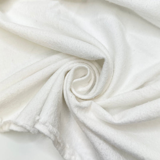 Dusting Of Icing Sugar - Flanel Cotton Blend Woven - White - 1.4M Bundle