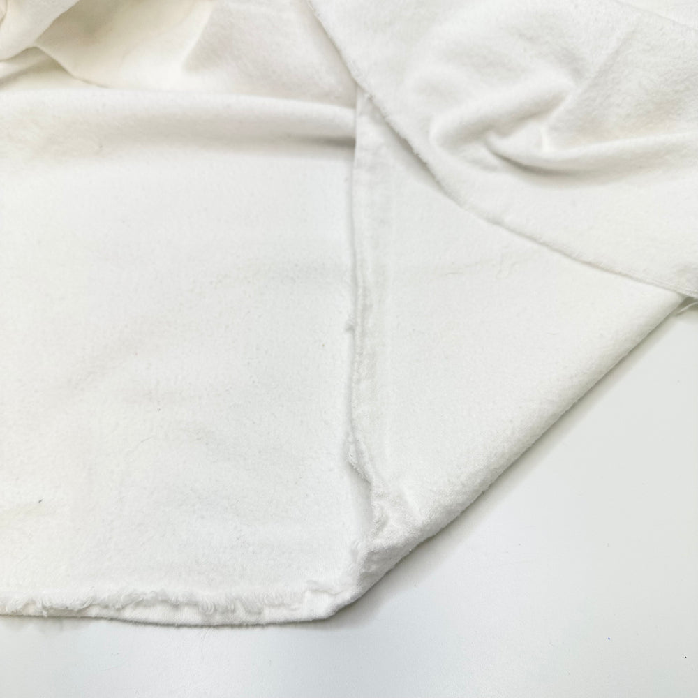 Dusting Of Icing Sugar - Flanel Cotton Blend Woven - White - 1.4M Bundle
