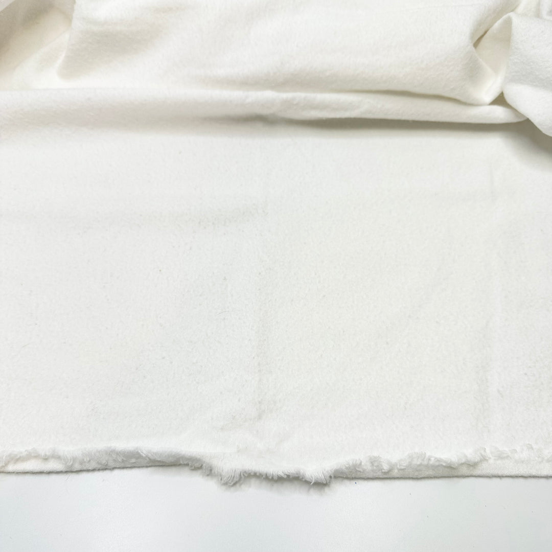 Dusting Of Icing Sugar - Flanel Cotton Blend Woven - White - 1.4M Bundle