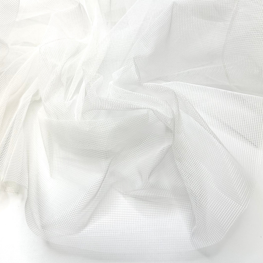 Be The Puffffy Cloud - Mesh Polyester Blend Woven - White - Bundles