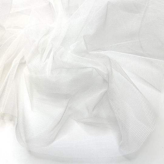 Be The Puffffy Cloud - Mesh Polyester Blend Woven - White - Bundles