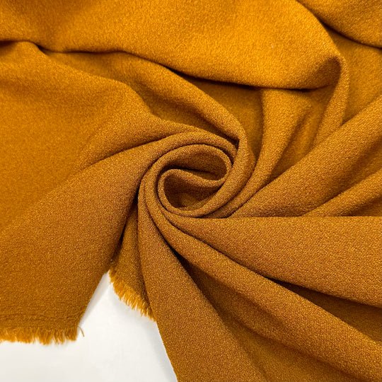 60s Mad Men Vibes - Polyester Blend Knit - Orange/Yellow - 3.5M Bundle
