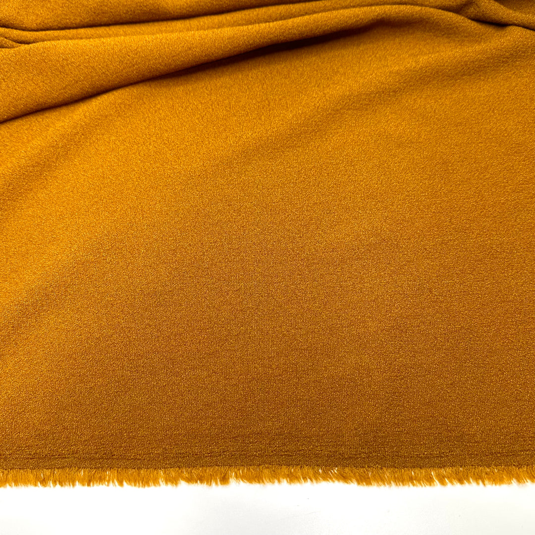 60s Mad Men Vibes - Polyester Blend Knit - Orange/Yellow - 3.5M Bundle