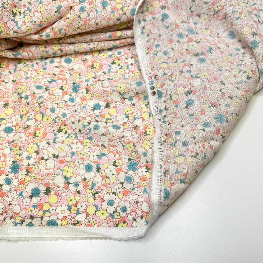 Kawaii Playtime - Cotton Blend Woven - Pink Multi Floral - 2M Bundle