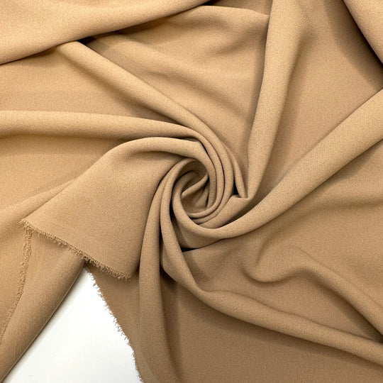 La Dune Du Pilat - Chiffon Poly Woven - Light Beige - 1.8M Bundle