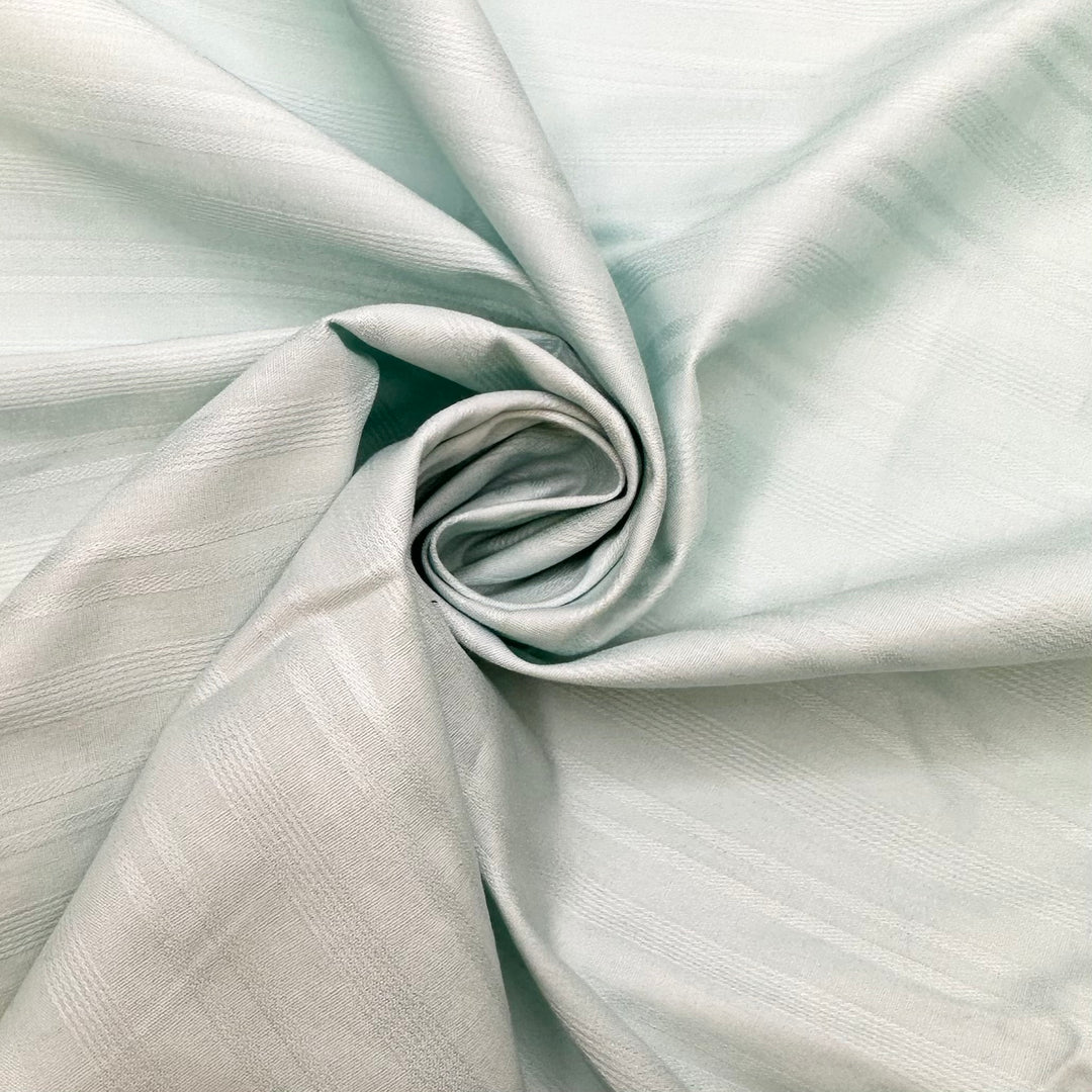 Following Plane Trails - Cotton Woven - Light Blue Stripes - Bundles
