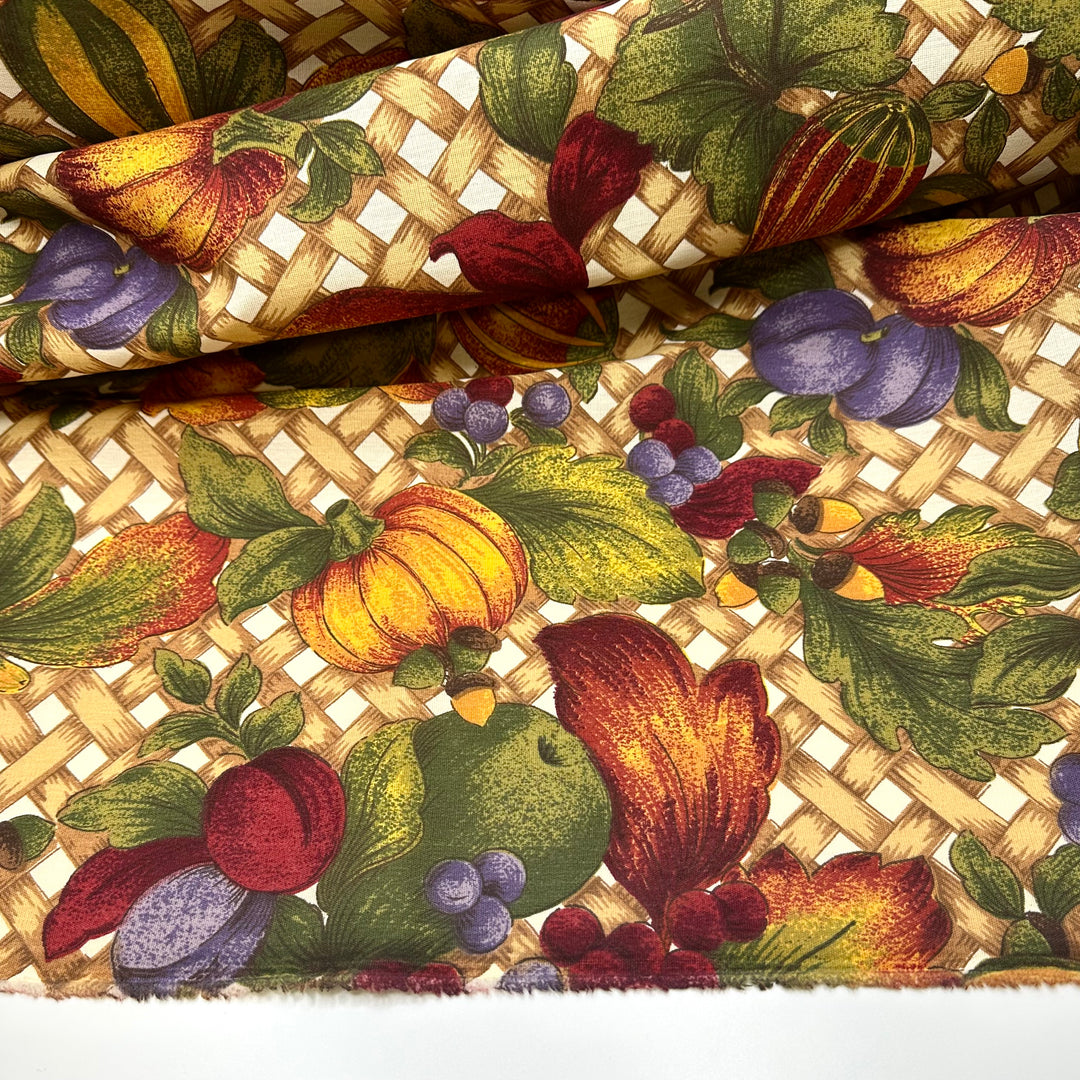 Summers In The South Of  France - Polyester Blend Woven - Multi Fruit - Bundles