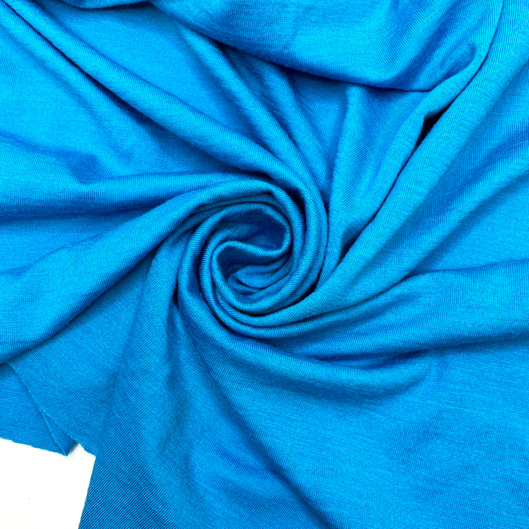 My First Ever Sewing Project - Jersey Wool/Acrylic Knit - Blue - 3M Bundle