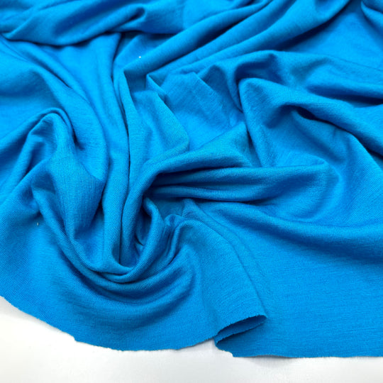 My First Ever Sewing Project - Jersey Wool/Acrylic Knit - Blue - 3M Bundle