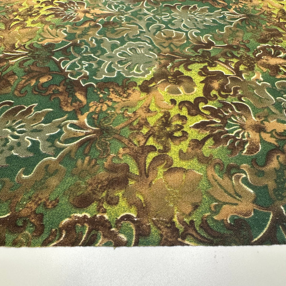 Sci-Fi Forest - Poly Woven - Green Multi Damask - Bundles