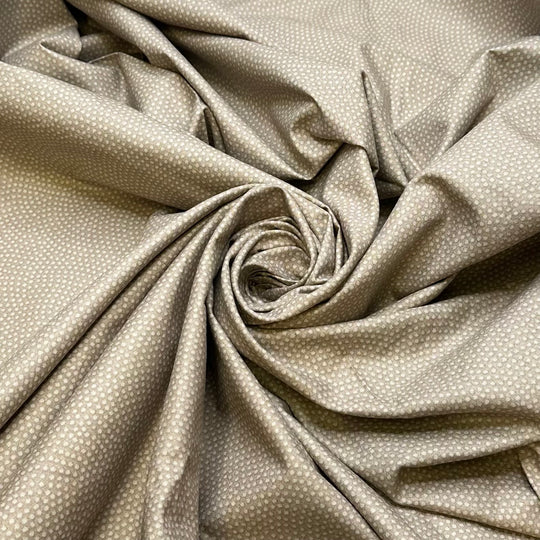 Stippling - Cotton Woven - Light Grey Polka Dots - Bundles