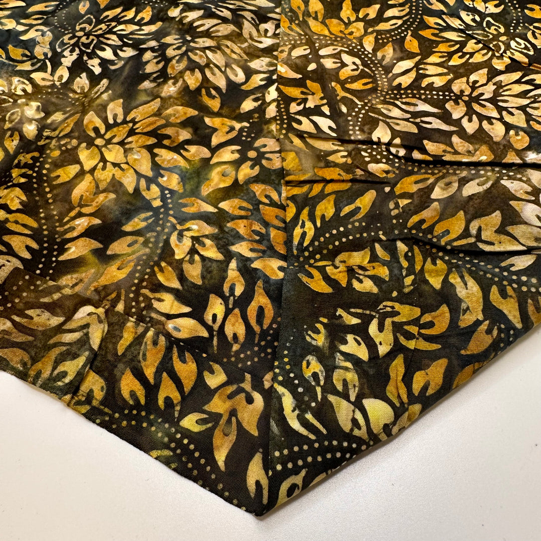 Sunlight Filtering Through Leaves - Batik Cotton Woven - Yellow Multi Floral - 2M Bundle