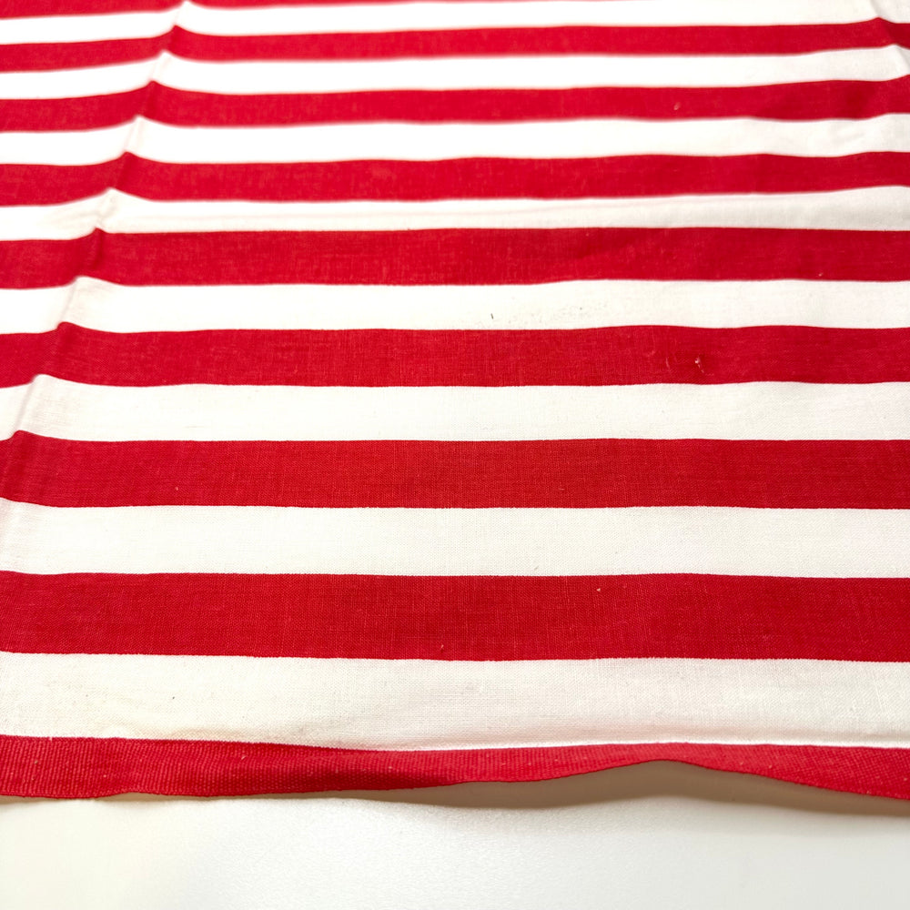 UB - Candy Store By The Beach - Cotton Woven - Red/White Stripes - 1M Bundle