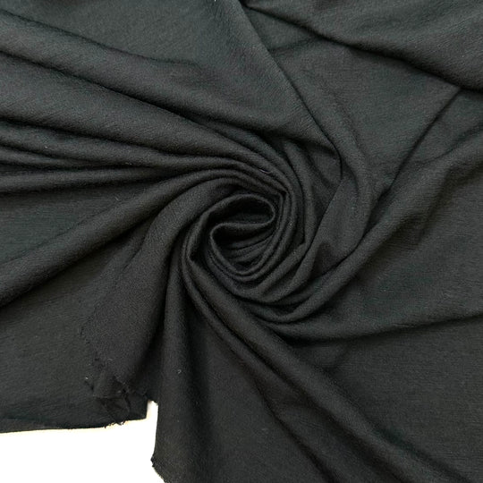 Wool You Look At That - Jersey Wool Blend Knit - Black - 2M Bundle