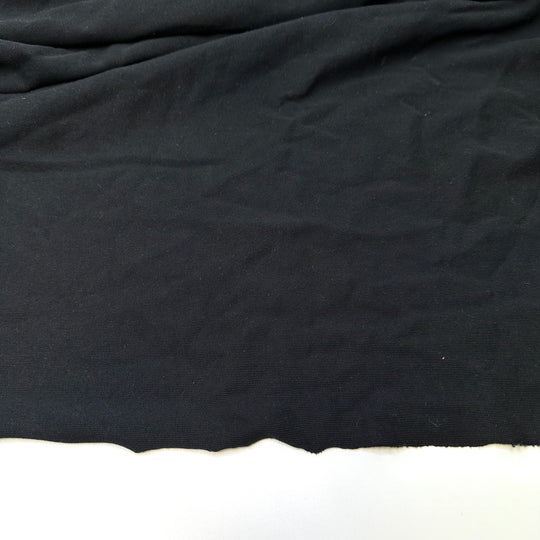 Hoodie Moody - French Terry Cotton Blend Knit - Black - 1.5M Bundle