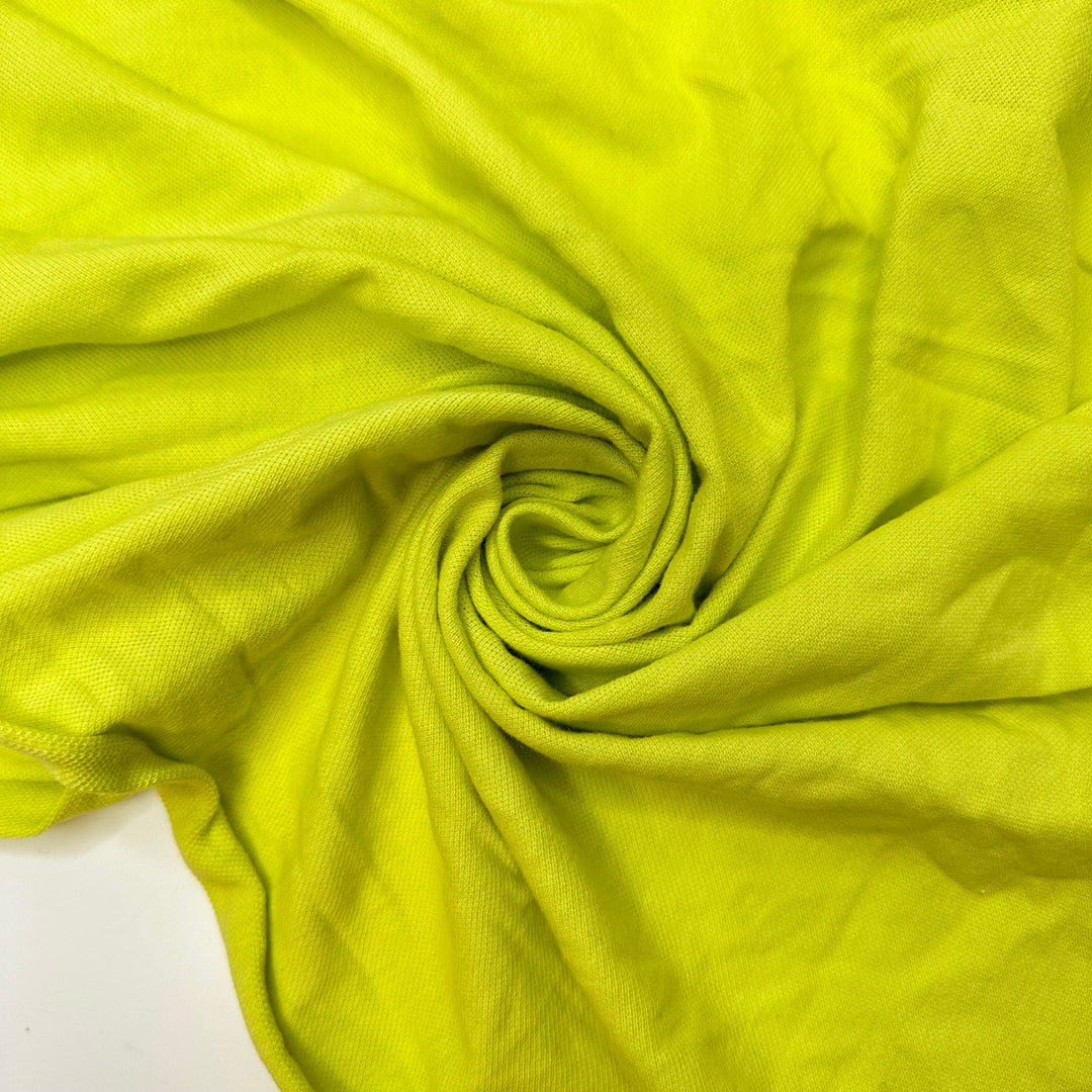 Try And Hide - Jersey Cotton Knit - Green/Yellow Neon - 1.8M Bundle