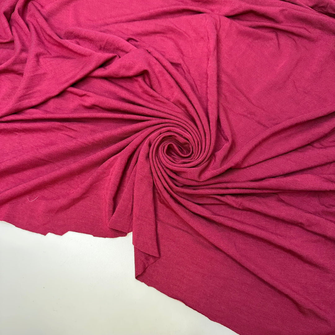 Making My Own Leotard - Jersey Bamboo Blend Knit - Pink/Raspberry - 1M Bundle