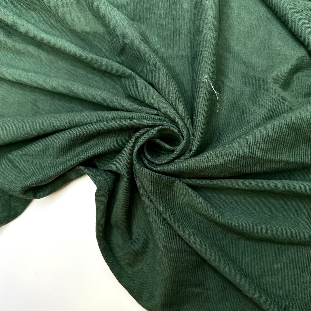 Mossy Mornings - Rib Knit Cotton Blend Knit - Green - 1.3M Bundle