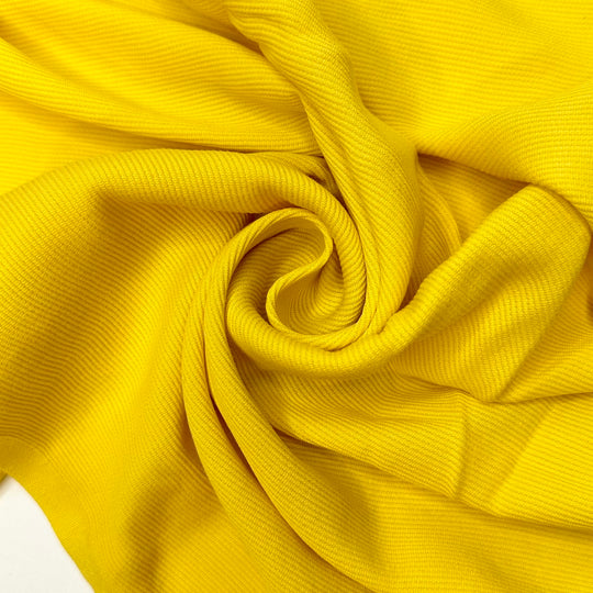 Gold Medalist - Rib Weave Cotton Blend Woven - Yellow - 3.8M Bundle