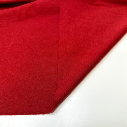 Knit Wear To Match - Rib Knit Wool Blend Knit - Red - 1.1M Bundle