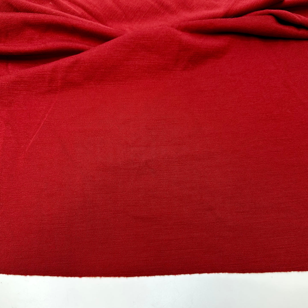 Knit Wear To Match - Rib Knit Wool Blend Knit - Red - 1.1M Bundle